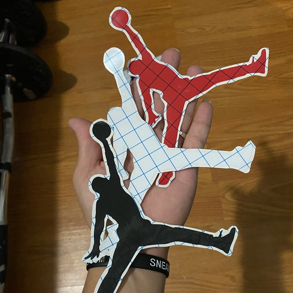 Jordan jumpman logo decal sticker size 6” - Picture 6 of 7